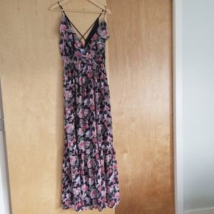 Floral Chiffon formal dress size S